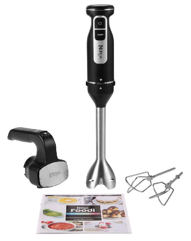 Ninja Foodi 2-in-1 Hand Blender and Mixer, 850W, Black, CI090UK
