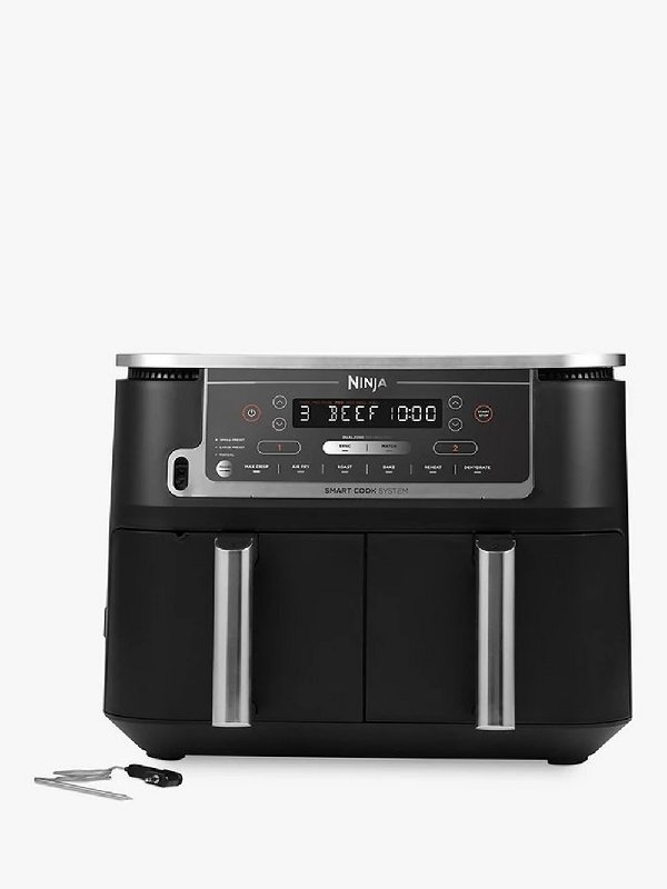 Ninja Foodi MAX AF451UK Dual Zone Air Fryer with Smart Cook System - Black