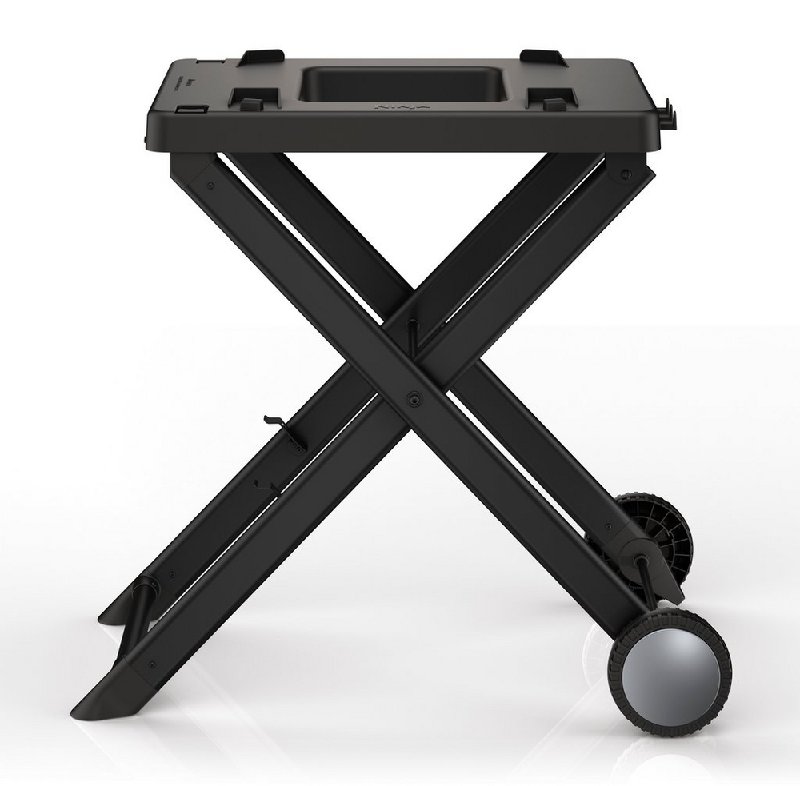 Ninja Woodfire Electric BBQ Grill Stand - Black, Foldable with Wheels