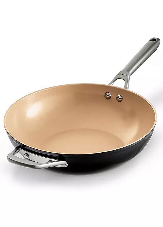 Ninja Extended Life Ceramic 28cm Aluminium Wok