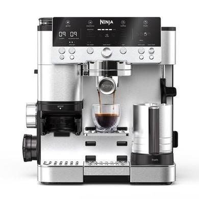 Ninja ES601UK Luxe Café Premier 3-in-1 Bean-to-Cup Espresso Machine with Integrated Grinder and Milk Frother