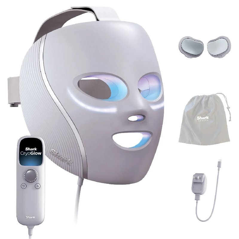Shark Beauty CryoGlow Under-Eye Cooling & LED Anti-Ageing Mask - Lilac Chill