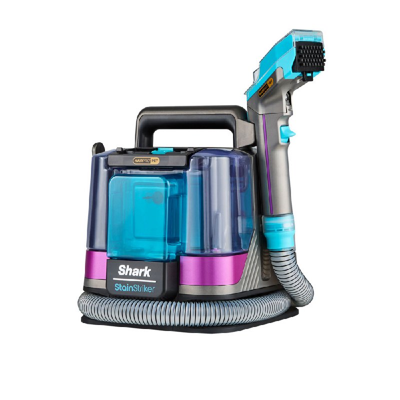 Shark StainStriker HairPro Pet Stain & Spot Cleaner PX250UKT - Dark Silver & Force Fuchsia