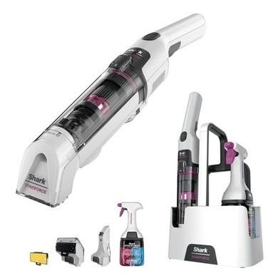 Shark HX100UKT Stainforce Cordless Handheld Vacuum Cleaner with Pet Hair Tool