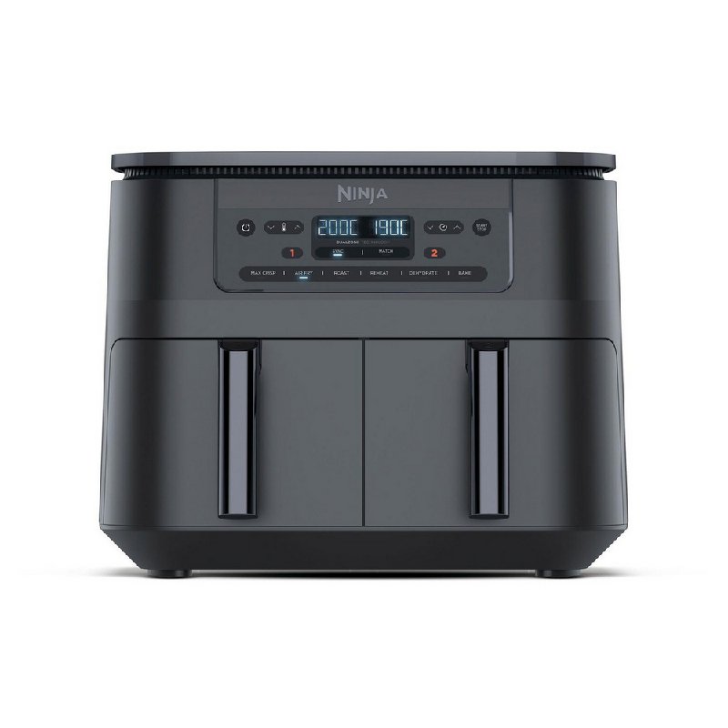 Ninja DZ300UK 7.6 Litre 6-in-1 Dual Zone Air Fryer in Gun Metal Grey