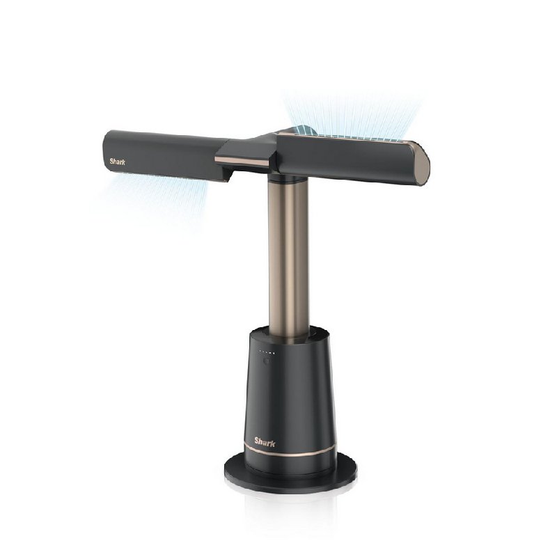 Shark TurboBlade Multi-Directional Cooling Fan in Charcoal and Beat Brass