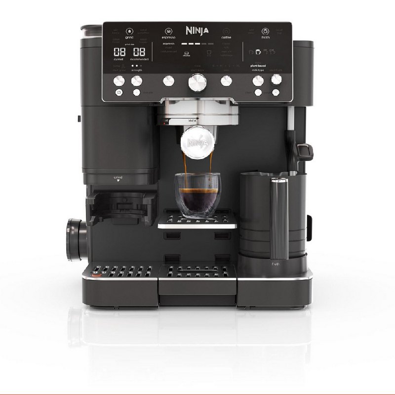 Ninja Luxe Café Premier Espresso Machine ES601UKBK in Midnight Black