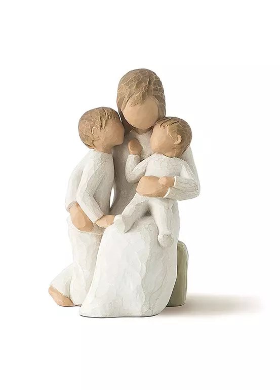 Willow Tree Quietly Figurine, Hand-Painted Resin Sculpture 13.5cm