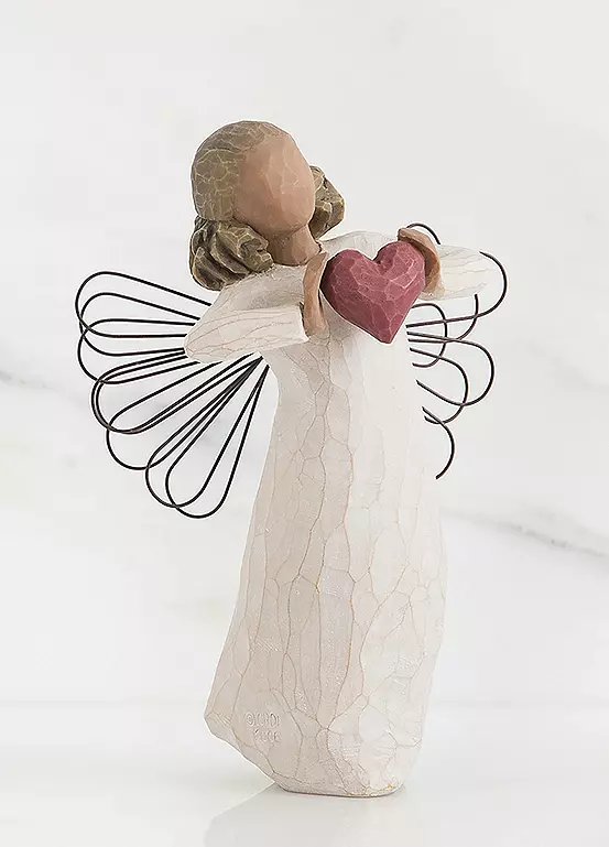 Willow Tree 'With Love' Figurine in Cast Stone, Hand-Painted, 18cm