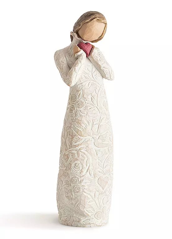 Willow Tree Je T'Aime (I Love You) Figurine in Cast Stone, 21cm Tall