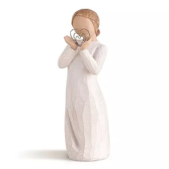 Willow Tree Lots of Love Figurine in Cast Stone with Gift Box
