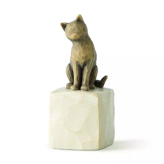 Willow Tree Love My Cat (Dark) Collectable Figurine in Gift Box