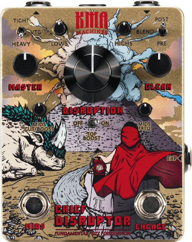 KMA Audio Machines Chief Disruptor Fundamental Fuzz/Distortion Pedal