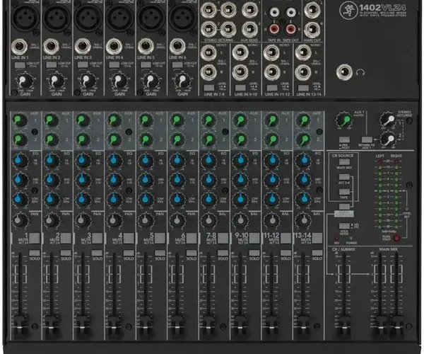 Mackie 1402-VLZ4 14-Channel Compact Mixer with 6 Onyx Preamps