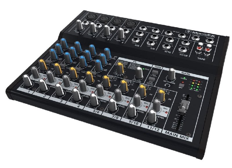 Mackie Mix12FX 12-Channel Compact Mixer with Effects