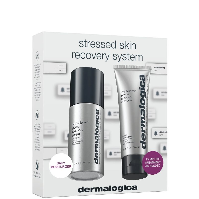 Dermalogica Stressed Skin Recovery System Set with 50ml Cream and 75ml Mask