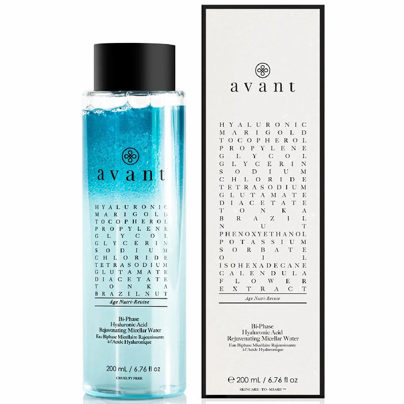Avant Skincare Bi-Phase Hyaluronic Acid Micellar Water 200ml