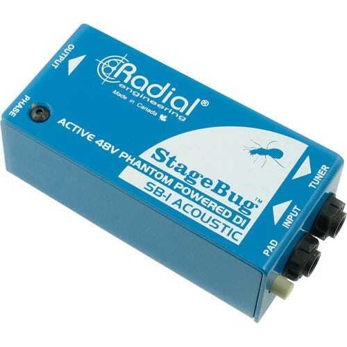 Radial Stagebug SB-1 Active Compact Direct Box (DI) - Phantom Powered