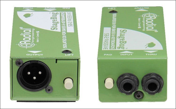 Radial Engineering StageBug SB-2 Compact Passive DI Box