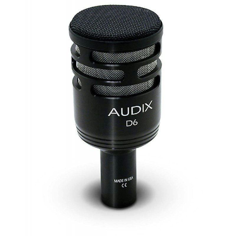 Audix D6 Cardioid Dynamic Kick Drum Microphone