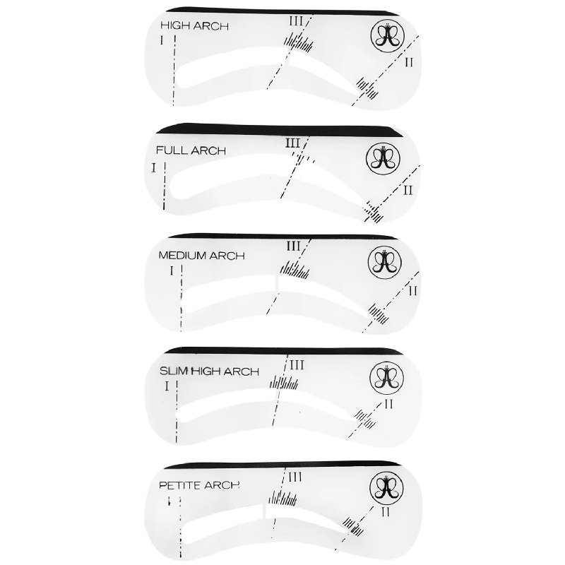 Anastasia Beverly Hills Brow Stencils 5-Pack with Golden Ratio Design