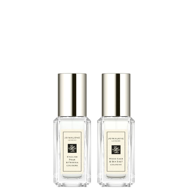 Jo Malone London Cool and Fresh Travel Cologne Duo with English Pear & Freesia and Wood Sage & Sea Salt 9ml each