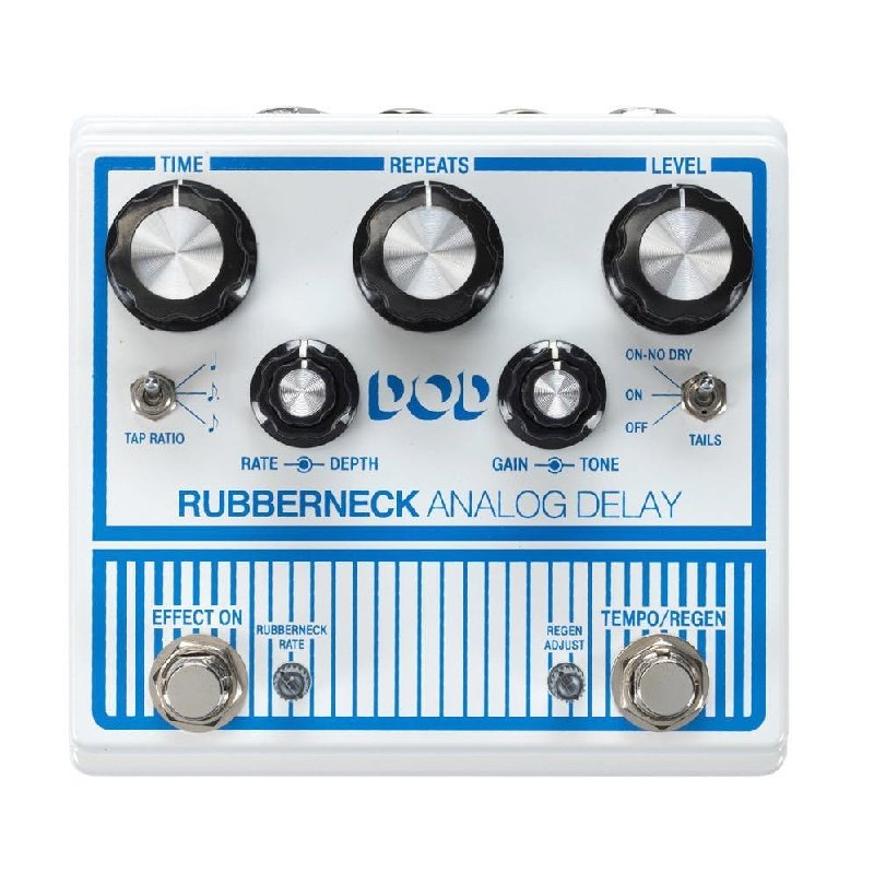 DOD Rubberneck Analogue Delay Pedal with Modulation and Effects Loop