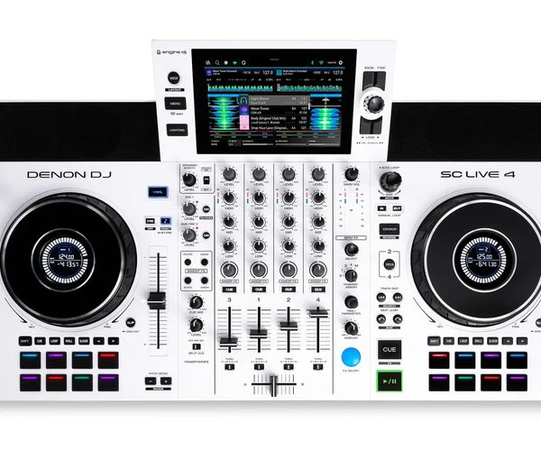 Denon DJ SC LIVE 4 White Edition 4-Deck Standalone DJ Controller