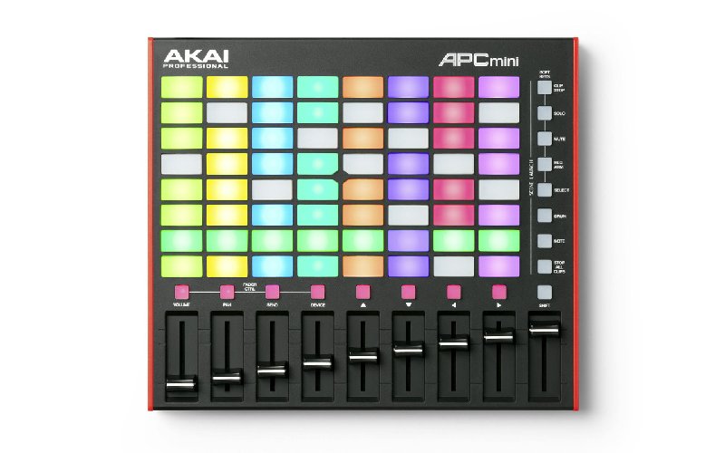 Akai APC Mini Mk2 Ableton Live Controller with 64 RGB Pads and 9 Faders