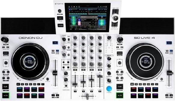 Denon SC LIVE 4 4-Channel Standalone DJ System in White