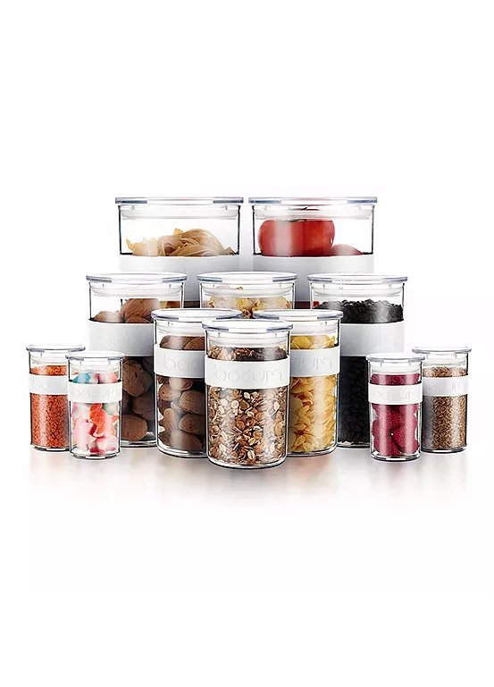 Bodum Presso Set of 12 BPA-Free Plastic Food Storage Containers