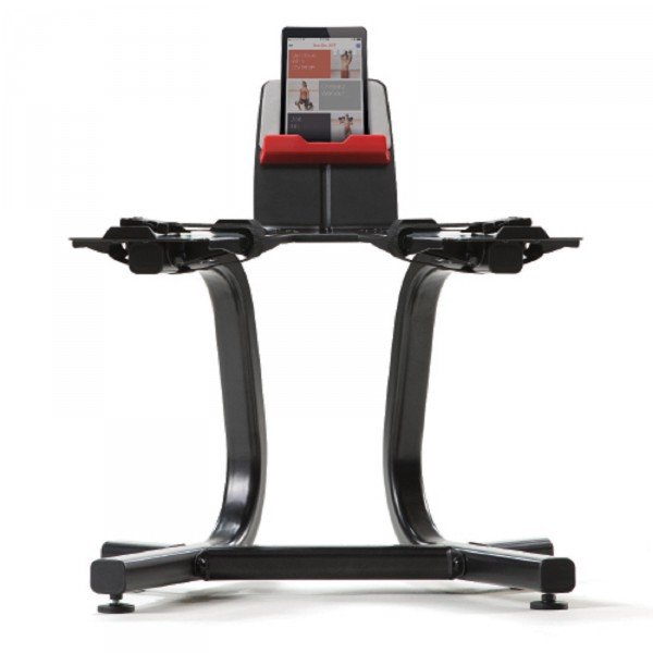 BowFlex SelectTech Dumbbell Stand with Integrated Media Rack
