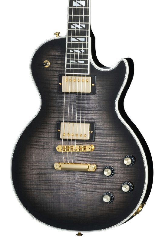 Gibson Les Paul Supreme Electric Guitar in Transparent Ebony Burst
