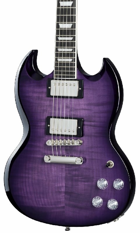 Epiphone Inspired by Gibson SG Modern Figured Electric Guitar in Purple Burst