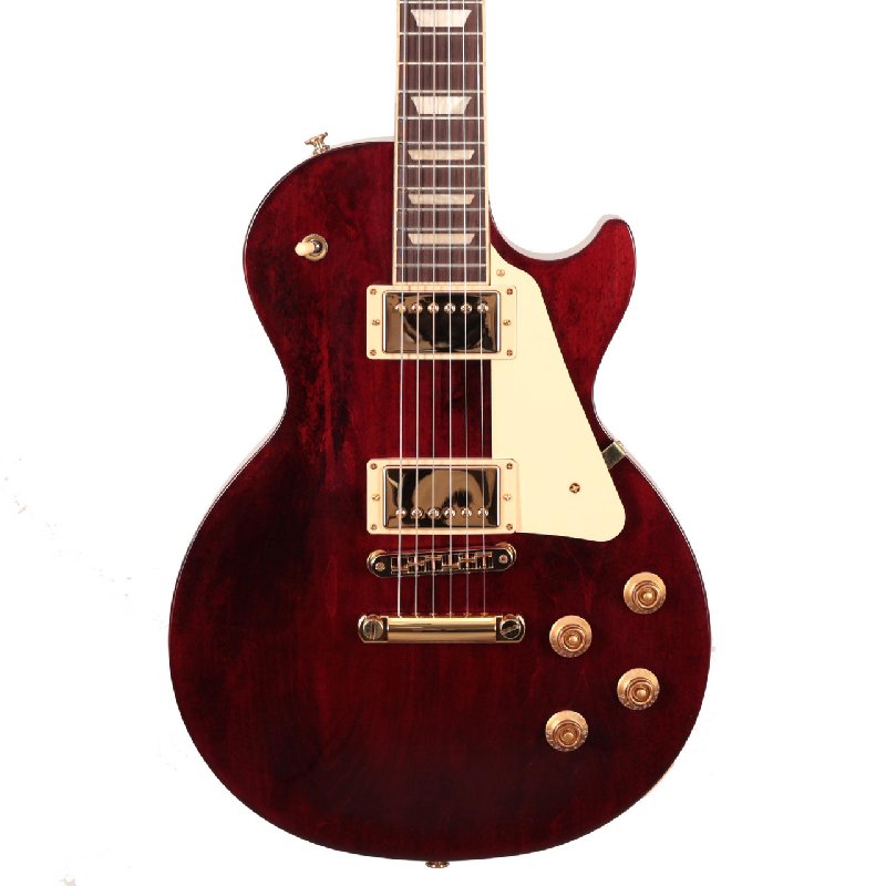 Gibson Les Paul Studio Figured Electric Guitar, Wine Red with Gold Hardware