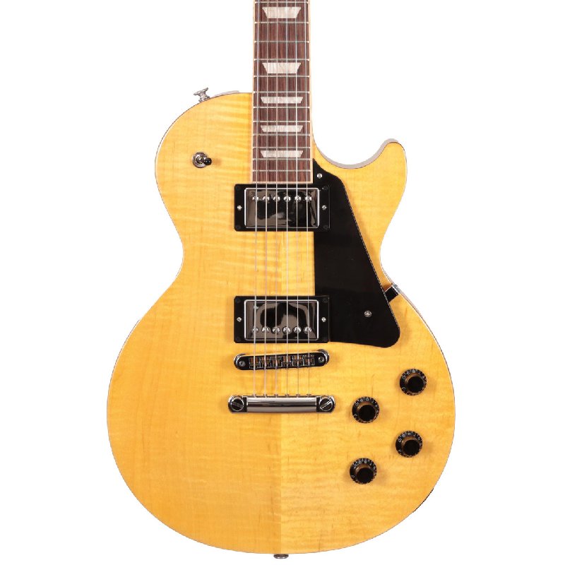 Gibson Les Paul Studio Figured Electric Guitar in Antique Natural