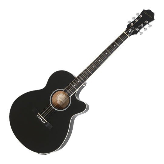 Epiphone PR-4E Limited Edition Acoustic/Electric Guitar Player Pack in Ebony