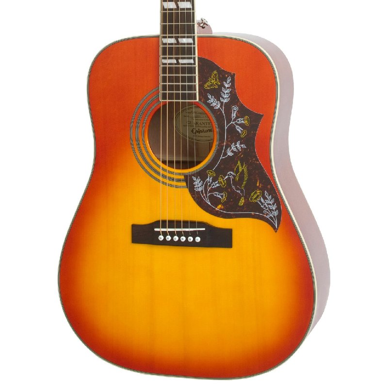 Epiphone Hummingbird Studio Acoustic-Electric Guitar - Faded Cherry Sunburst