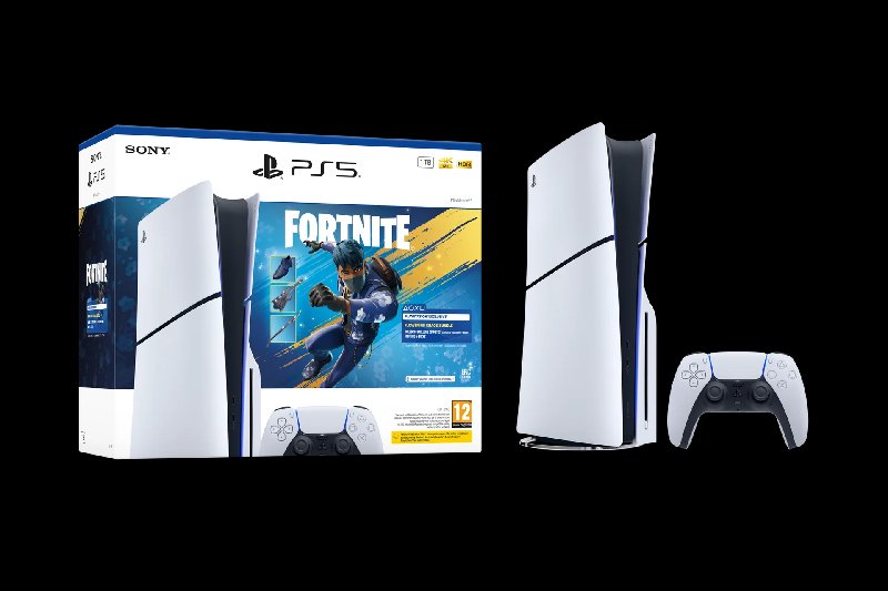 Sony PlayStation 5 Slim 1TB Disc Console - Fortnite Flowering Chaos Bundle