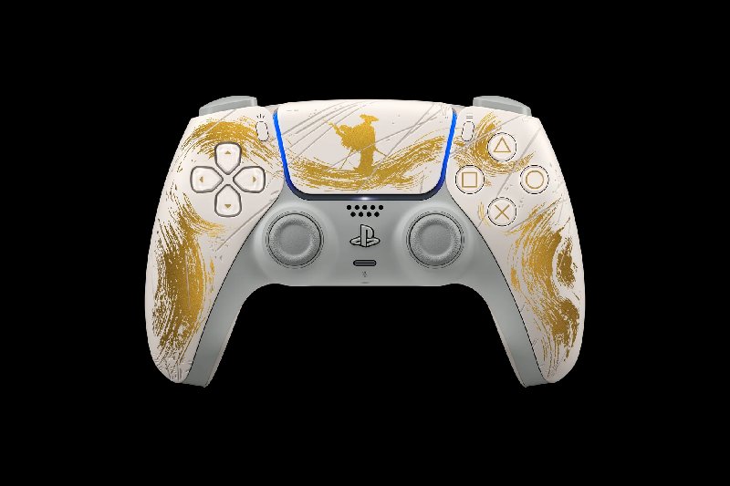 Sony DualSense Wireless Controller - Ghost of Yōtei Gold Limited Edition for PS5, PC, Mac & Mobile