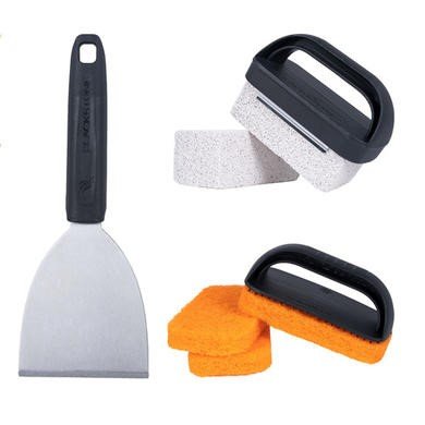 Blackstone Griddle Cleaning Kit 8-Piece Set with Scraper, Scour Pads and Cleaning Bricks