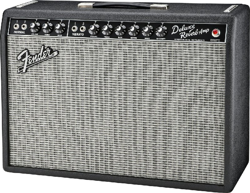 Fender '65 Deluxe Reverb 22W Valve Guitar Amplifier with 1x12" Jensen Speaker