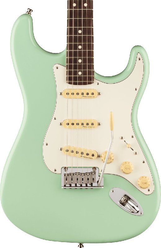 Fender Jeff Beck Stratocaster Electric Guitar with Rosewood Fingerboard in Surf Green