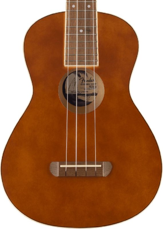 Fender Avalon Tenor Ukulele with Walnut Fingerboard in Natural Finish