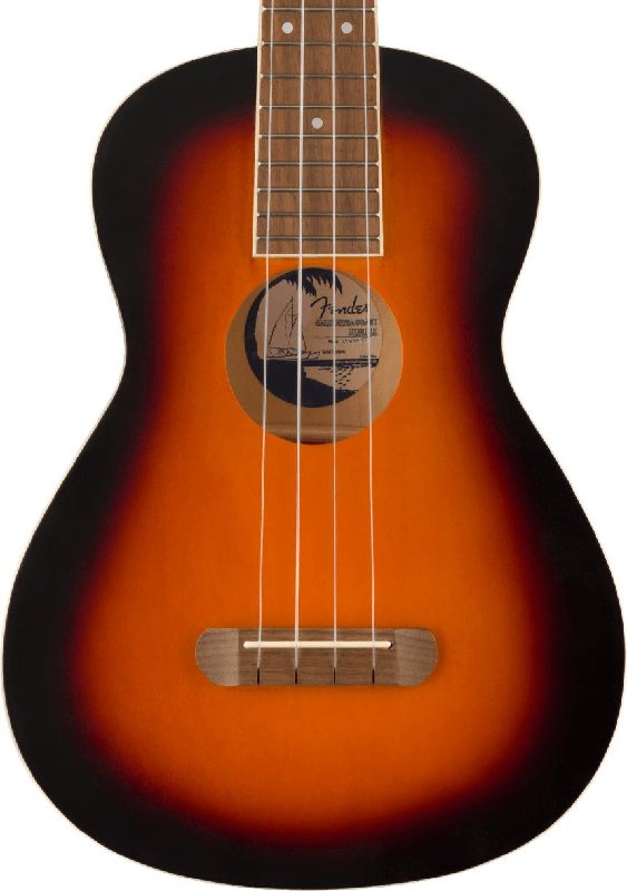 Fender Avalon Tenor Ukulele with Walnut Fingerboard in 2-Colour Sunburst