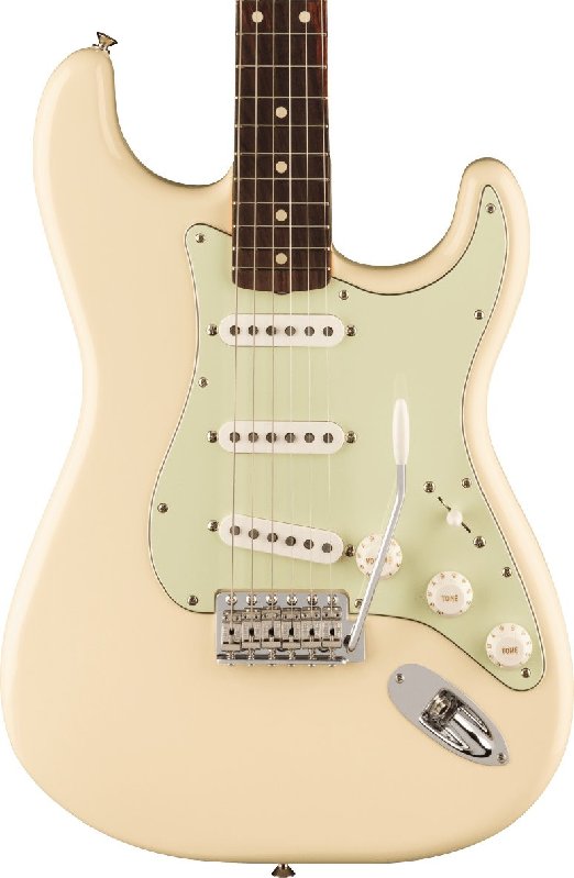Fender Vintera II 60s Stratocaster Electric Guitar, Rosewood Fingerboard, Olympic White