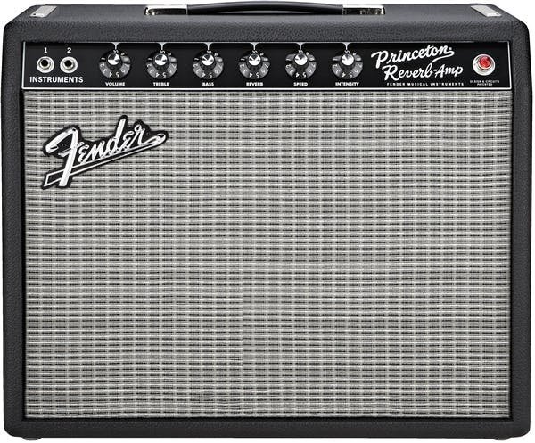 Fender Vintage Reissue '65 Princeton Reverb Tube Amplifier, 12 Watts, Black and Silver