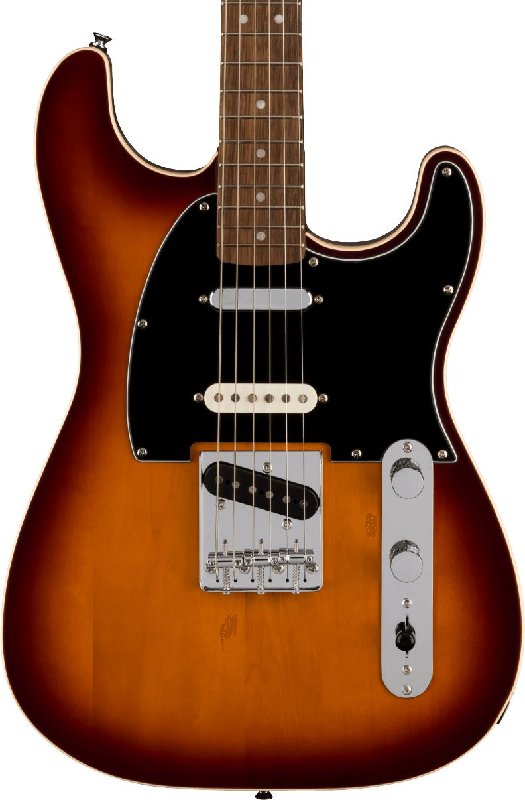 Squier Paranormal Custom Nashville Stratocaster, Chocolate 2-Colour Sunburst, Laurel Fingerboard