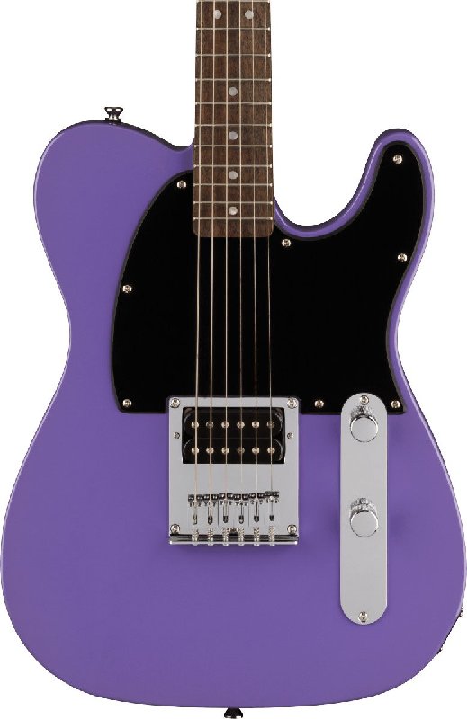 Squier Sonic Esquire H Electric Guitar with Laurel Fingerboard, Black Pickguard in Ultraviolet