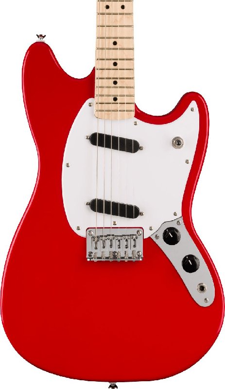 Squier Sonic Mustang Electric Guitar, Maple Fingerboard, Torino Red